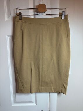 Ann Taylor Camel Pencil Skirt